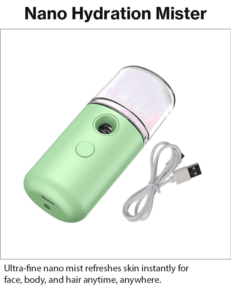 Portable Nano Mist Sprayer 30 ml  USB Rechargeable Facial Mister