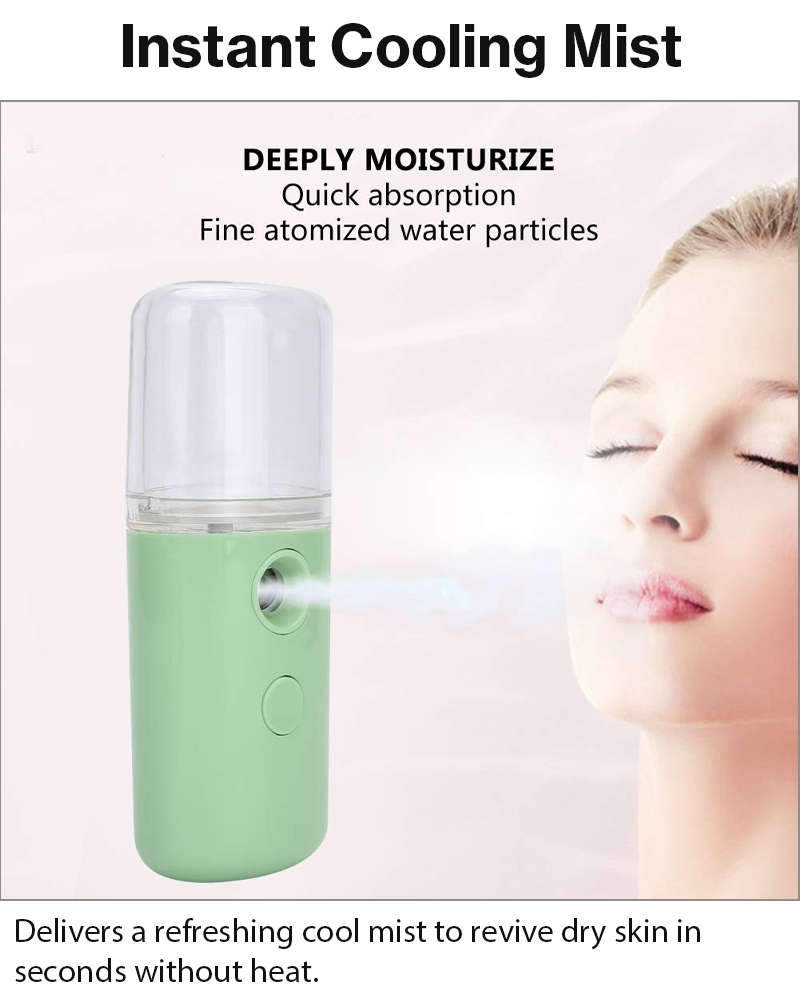 Portable Nano Mist Sprayer 30 ml  USB Rechargeable Facial Mister