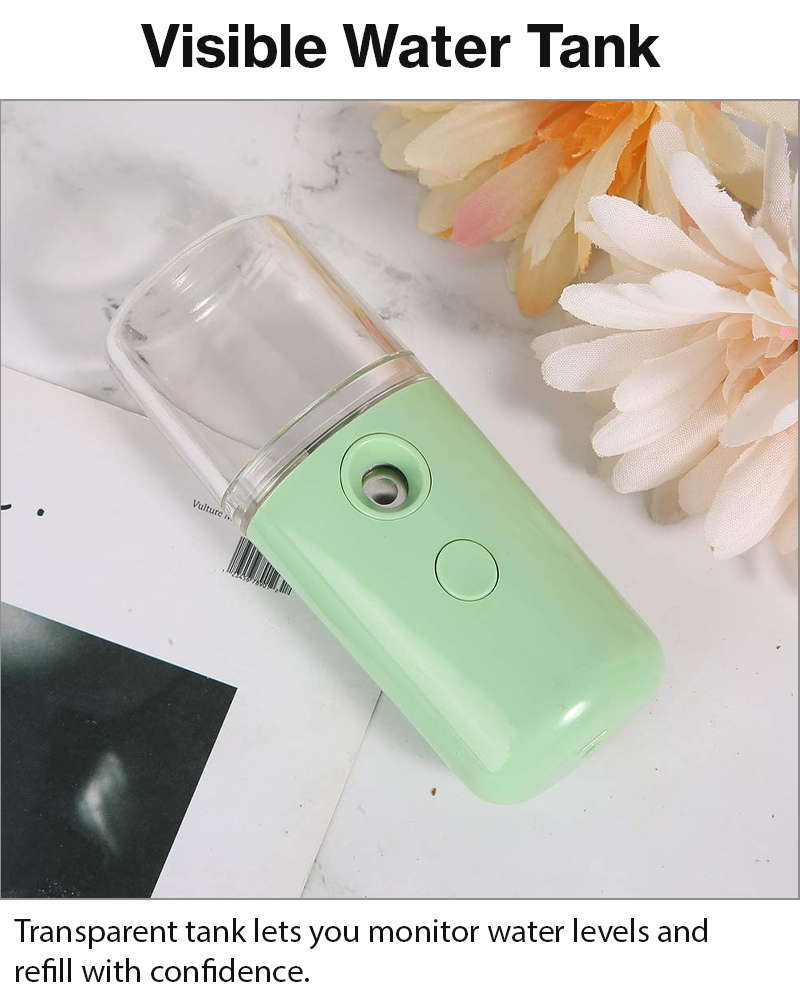 Portable Nano Mist Sprayer 30 ml  USB Rechargeable Facial Mister
