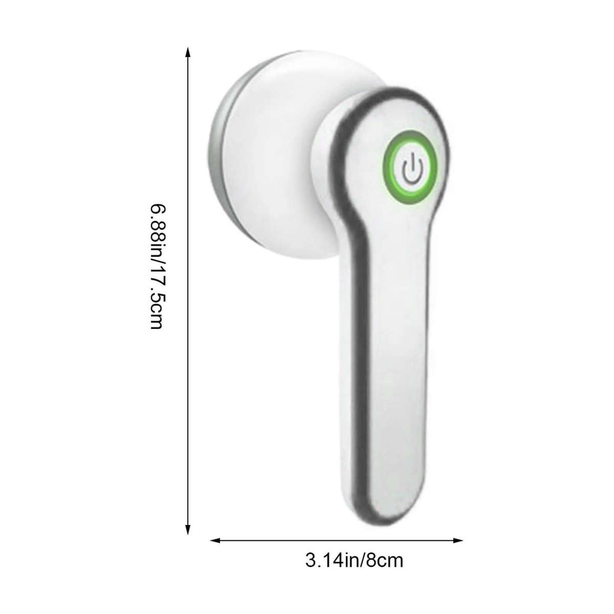 USB Rechargeable Fabric Lint Remover 1200mAh  6Blade Stainless Steel. green