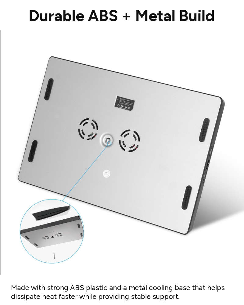 Cooling Stand with Dual Controller Charging Dock, Game Disc Storage for 15 Discs, Headset Holder,...