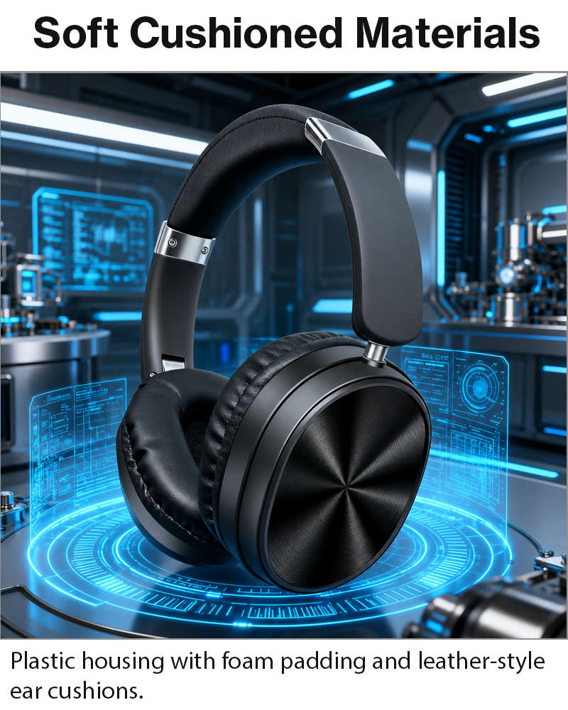 Wireless Bluetooth Noise Cancelling Over-Ear Headphones