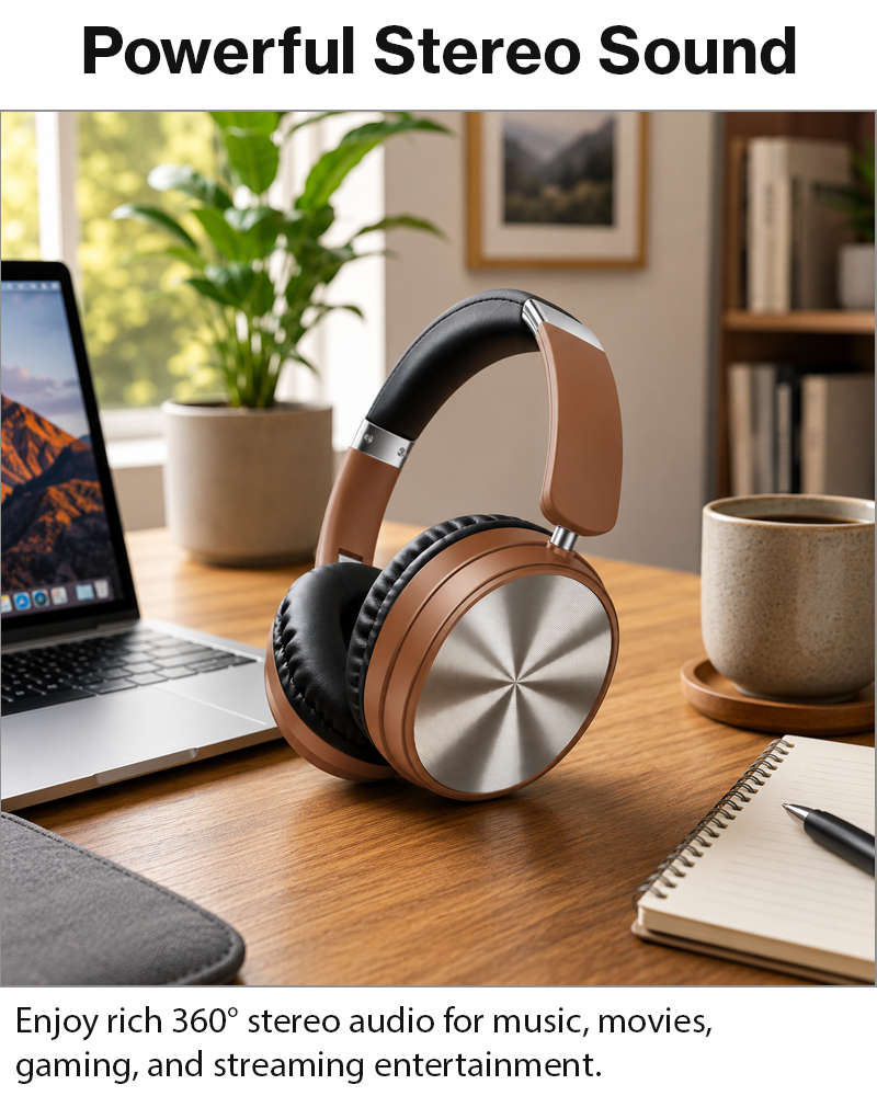 Wireless Bluetooth Noise Cancelling Over-Ear Headphones