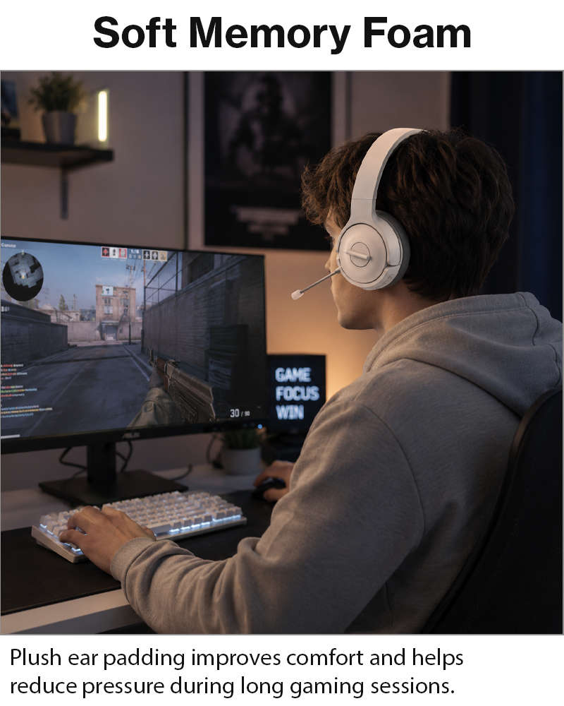 Over-Ear Gaming Headset with Boom Mic, 40 mm Drivers and 3.5 mm Multi-Platform Compatibility