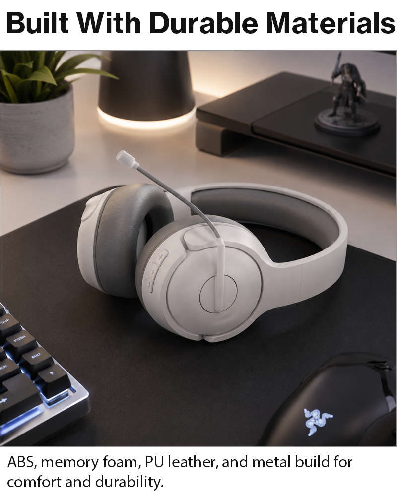 Over-Ear Gaming Headset with Boom Mic, 40 mm Drivers and 3.5 mm Multi-Platform Compatibility