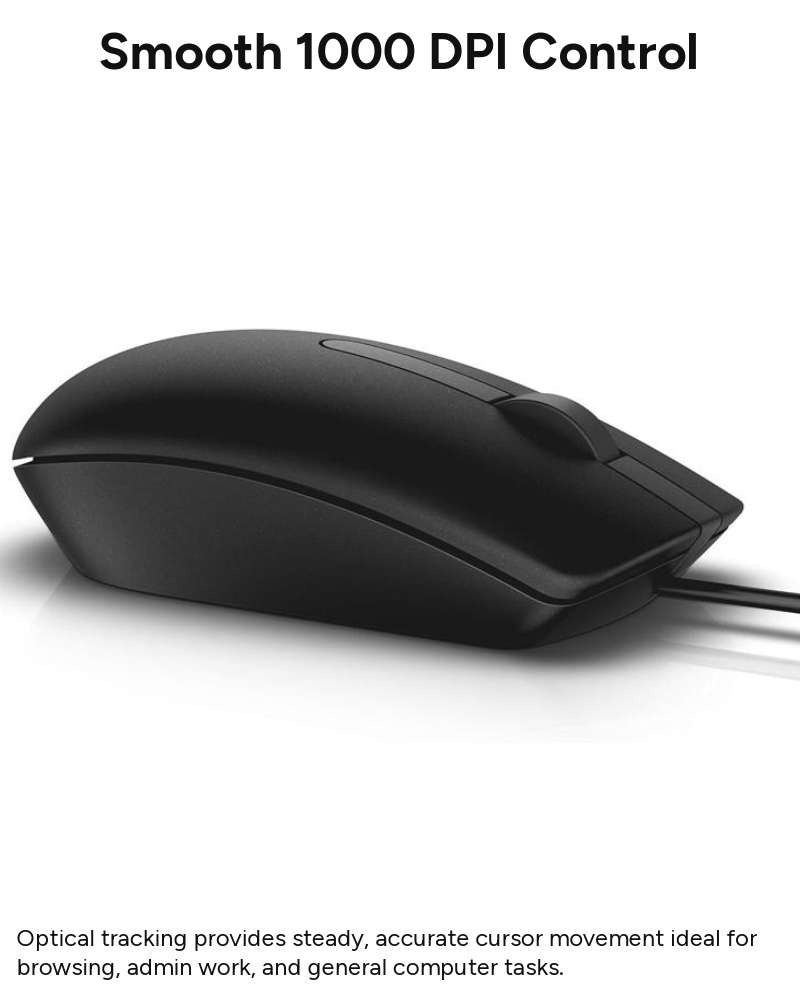 USB Wired Optical Mouse 3-Button 1000 DPI Computer Mouse with 1.2 m Cable