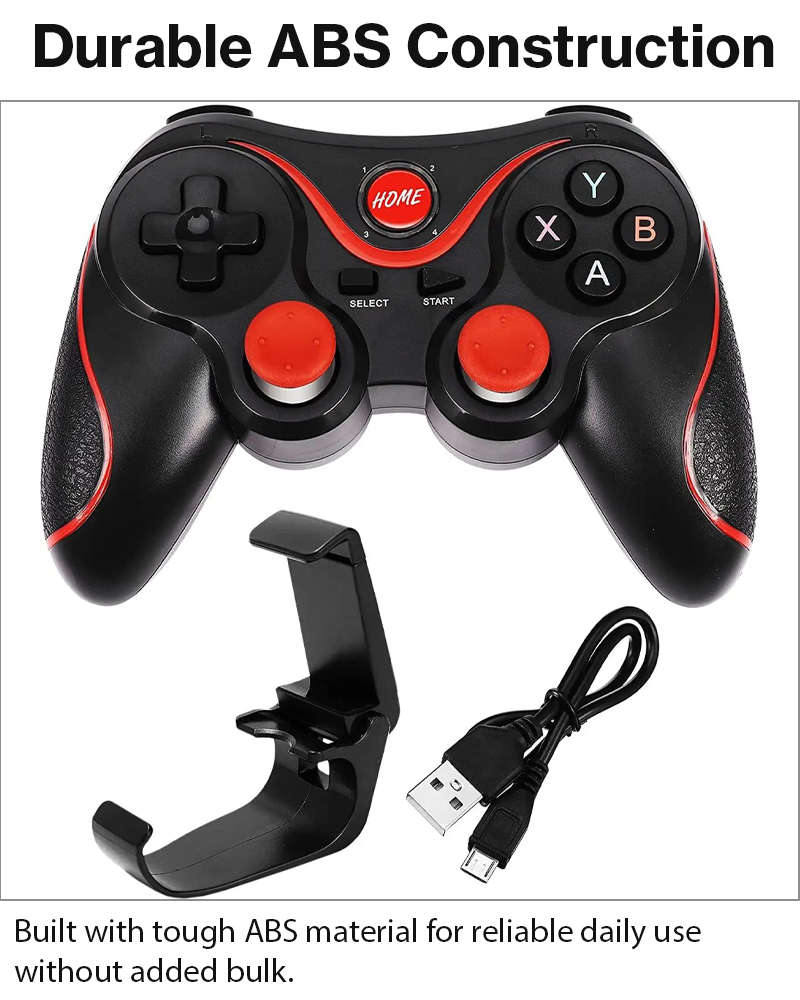 Wireless Bluetooth Controller 5 Modes Android iOS PC ABS Multi-Function Gaming Controller