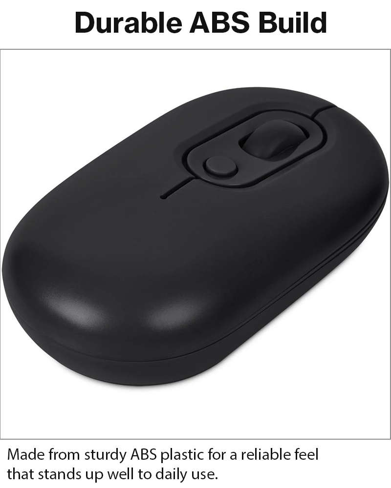 Rechargeable Wireless LED Mouse 450mAh Battery Silent Click Optical 2.4GHz USB