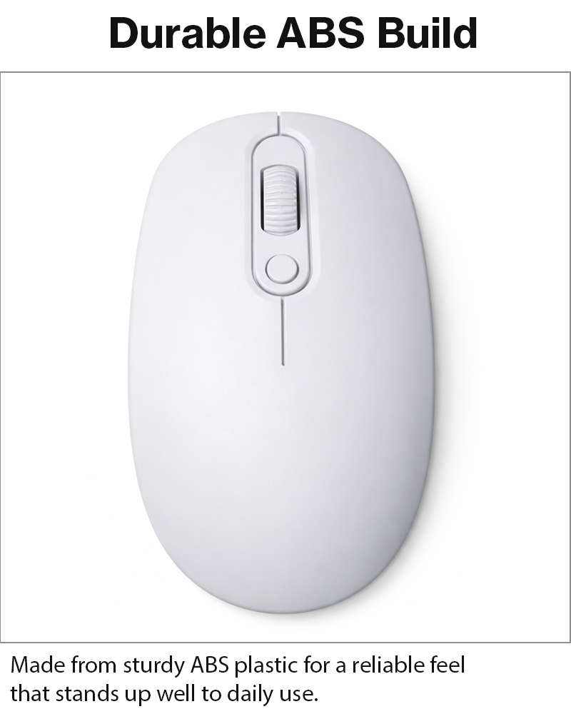 Rechargeable Wireless LED Mouse 450mAh Battery Silent Click Optical 2.4GHz USB