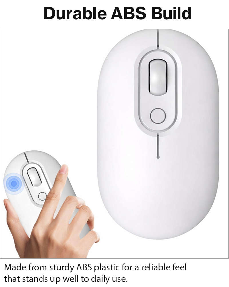 Rechargeable Wireless LED Mouse 450mAh Battery Silent Click Optical 2.4GHz USB