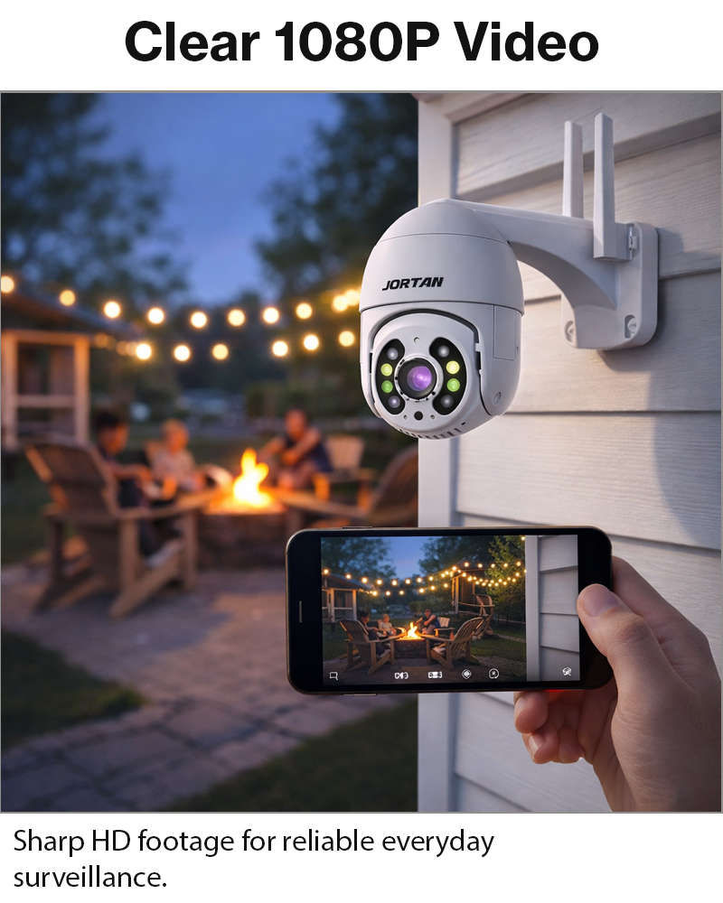 4 Camera 1080P Security System NVR WiFi Night Vision IP66