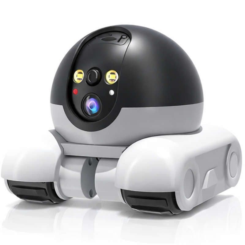 Dual Lens WiFi Pet Robot Camera 2MP App Control 360°
