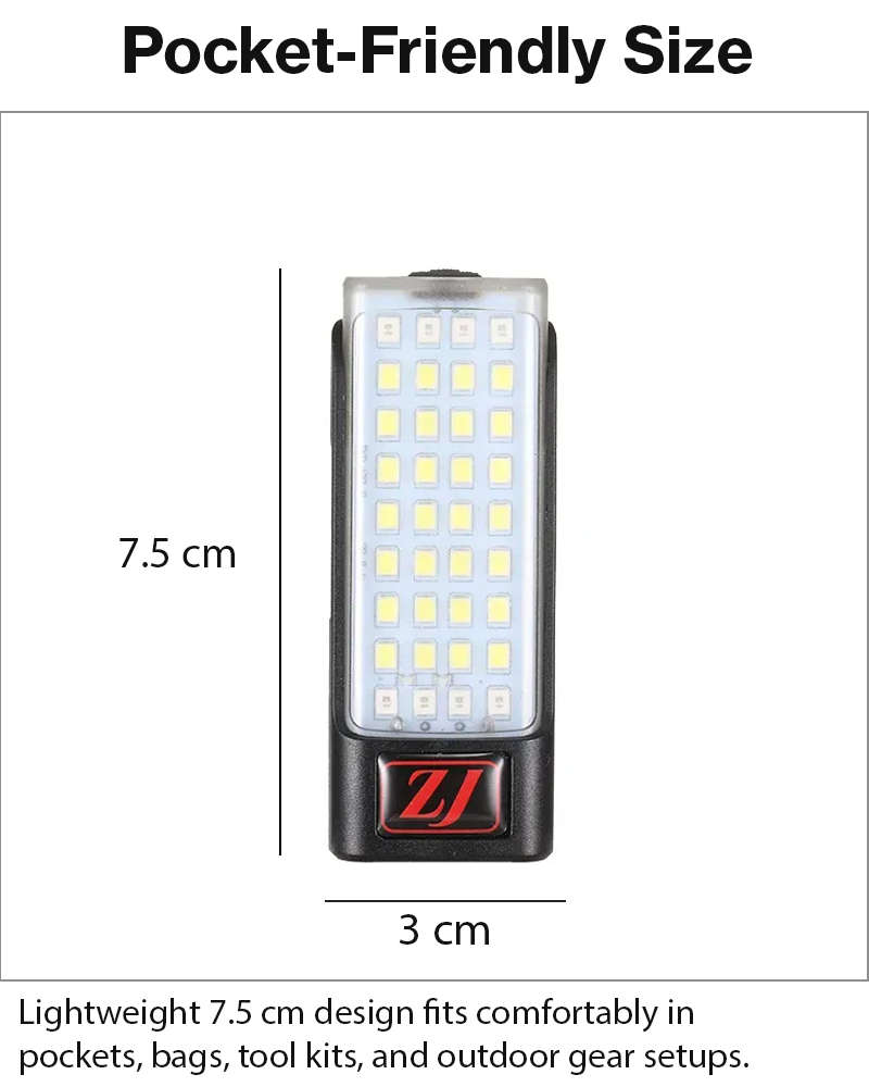 Portable USB Rechargeable LED Flashlight with Digital Battery Display, Red Warning Light & Clip-O...