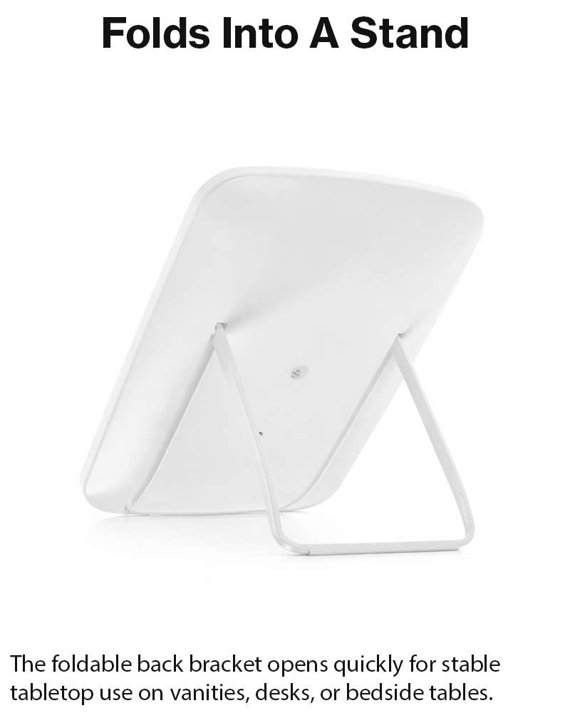 Portable LED Travel Makeup Mirror | 3 Modes Rechargeable
