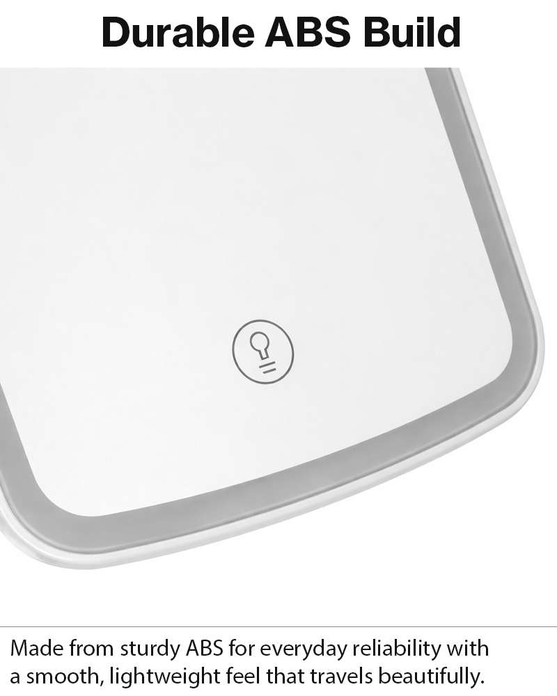Portable LED Travel Makeup Mirror | 3 Modes Rechargeable