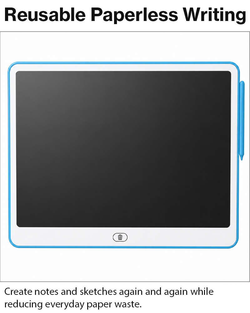 16 Inch LCD Writing Tablet for Kids Reusable Drawing Sketch Pad with One-Touch Erase Lock Screen ...