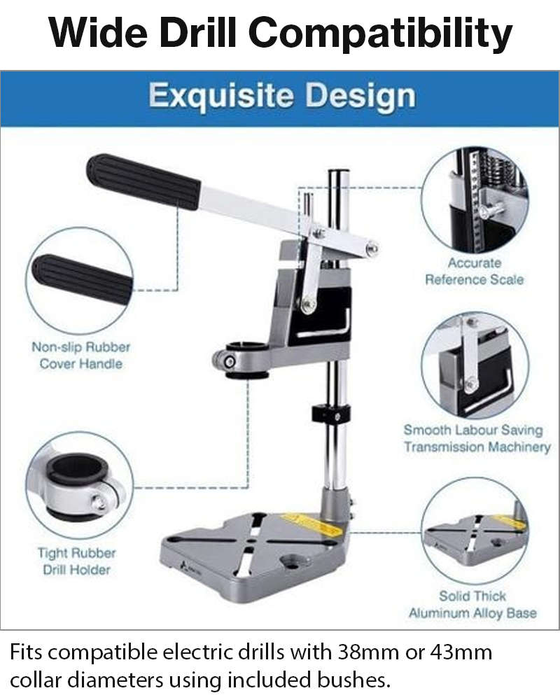 Portable Drill Press Stand for Hand Drill 38-43mm