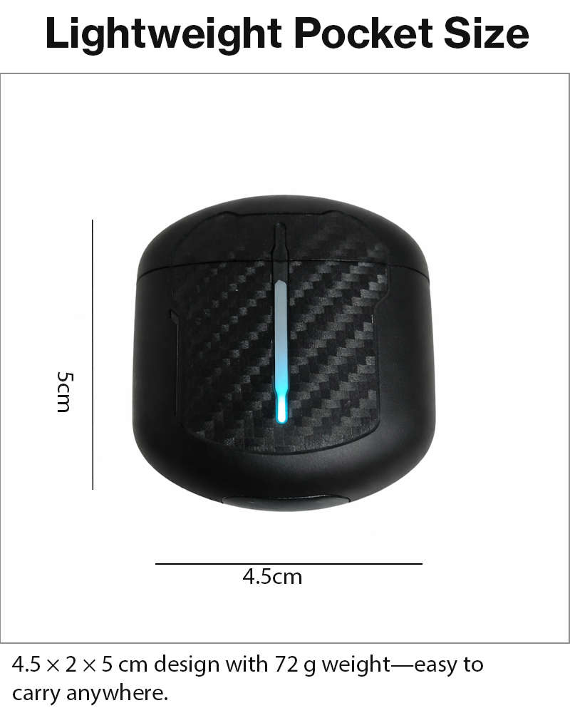 Sport Wireless Game Pro Earphones with Microphone, USB-C Charging Case, 15 m Range, 15 Hour Total...