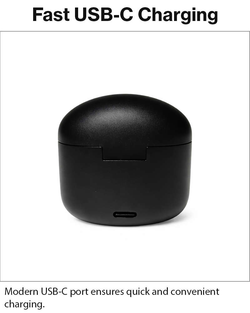 Sport Wireless Game Pro Earphones with Microphone, USB-C Charging Case, 15 m Range, 15 Hour Total...