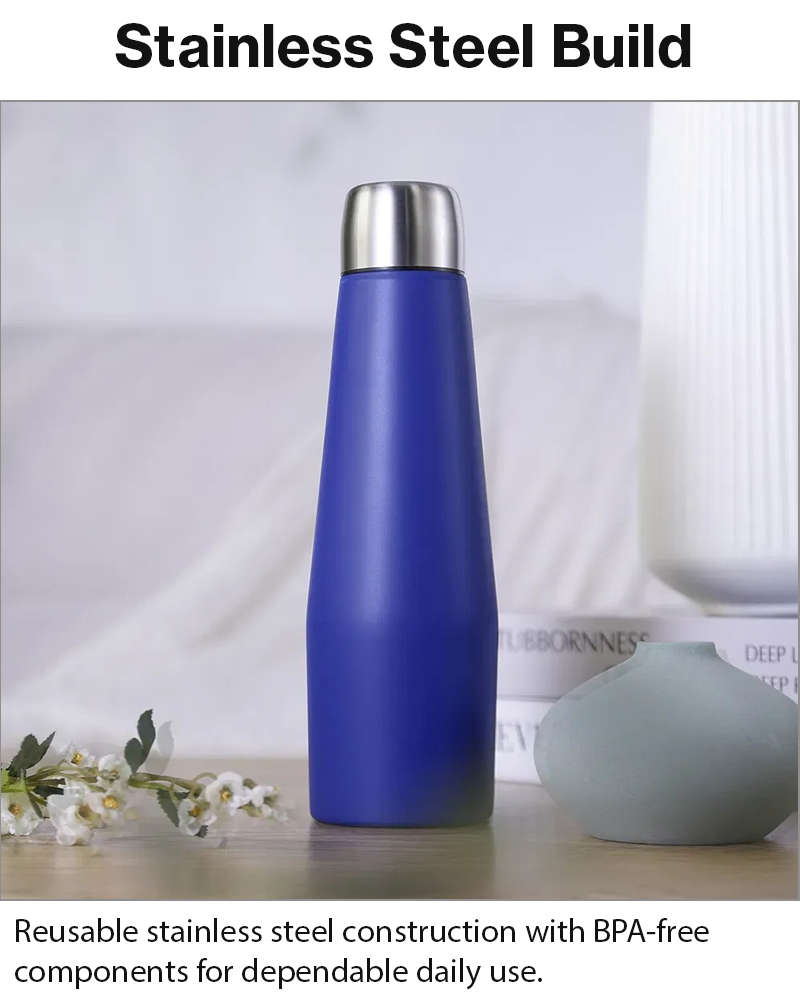 532ml Insulated Stainless Steel Water Bottle Leakproof Flask