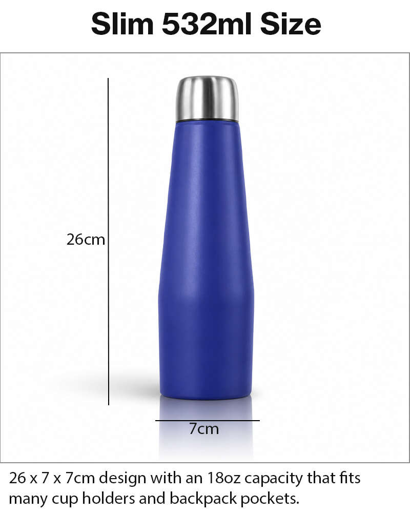 532ml Insulated Stainless Steel Water Bottle Leakproof Flask