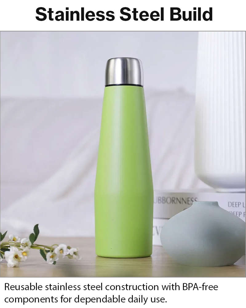 532ml Insulated Stainless Steel Water Bottle Leakproof Flask