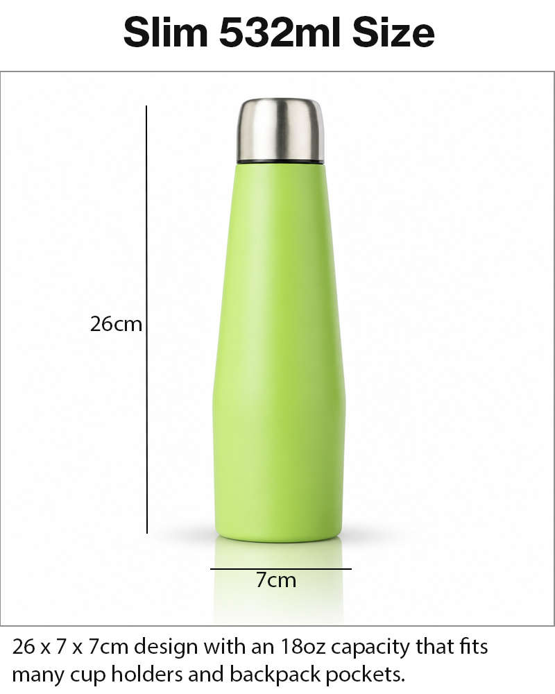 532ml Insulated Stainless Steel Water Bottle Leakproof Flask