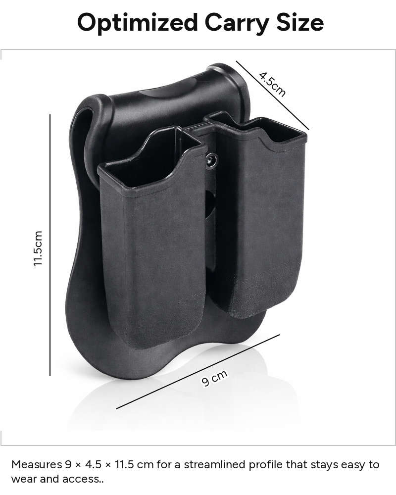 Double Magazine Holster Polymer Airsoft Pouch