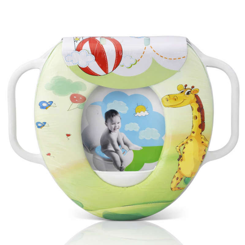 Toddler Potty Training Seat with Handles  Giraffe Design