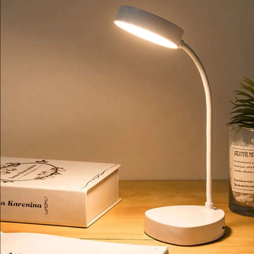 Norden Rechargeable LED Flexible Desk/Bedside Lamp | Touch Control, Natural, White &amp; Warm Lig...