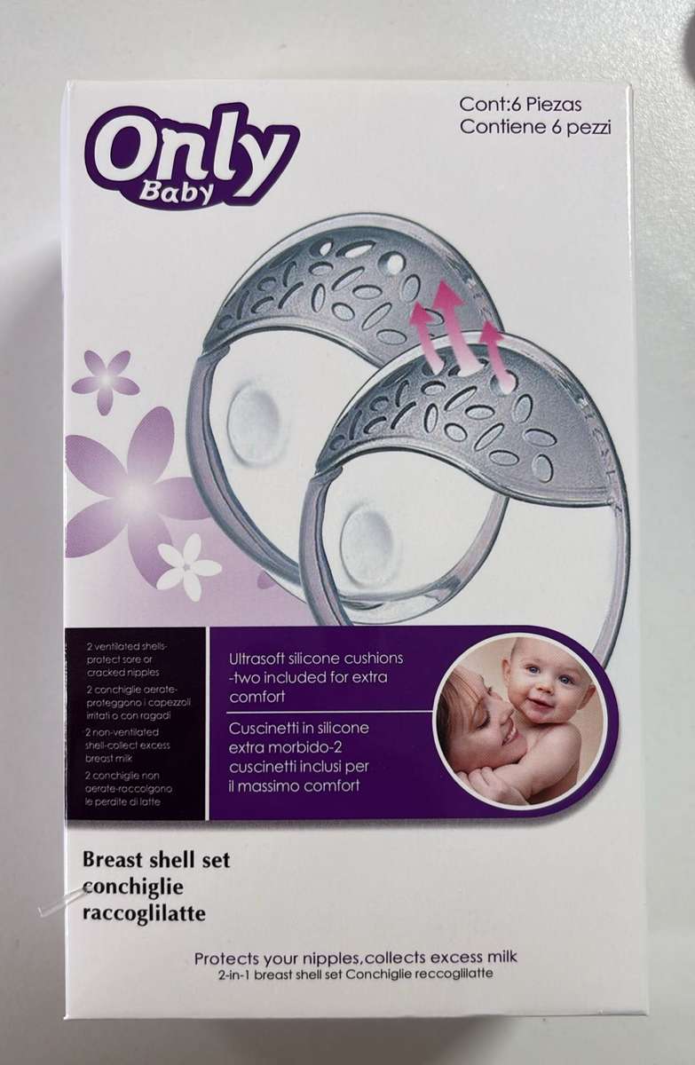 Breast Shell Set  Reusable Milk Collector & Nipple Protector Shells for Breastfeeding