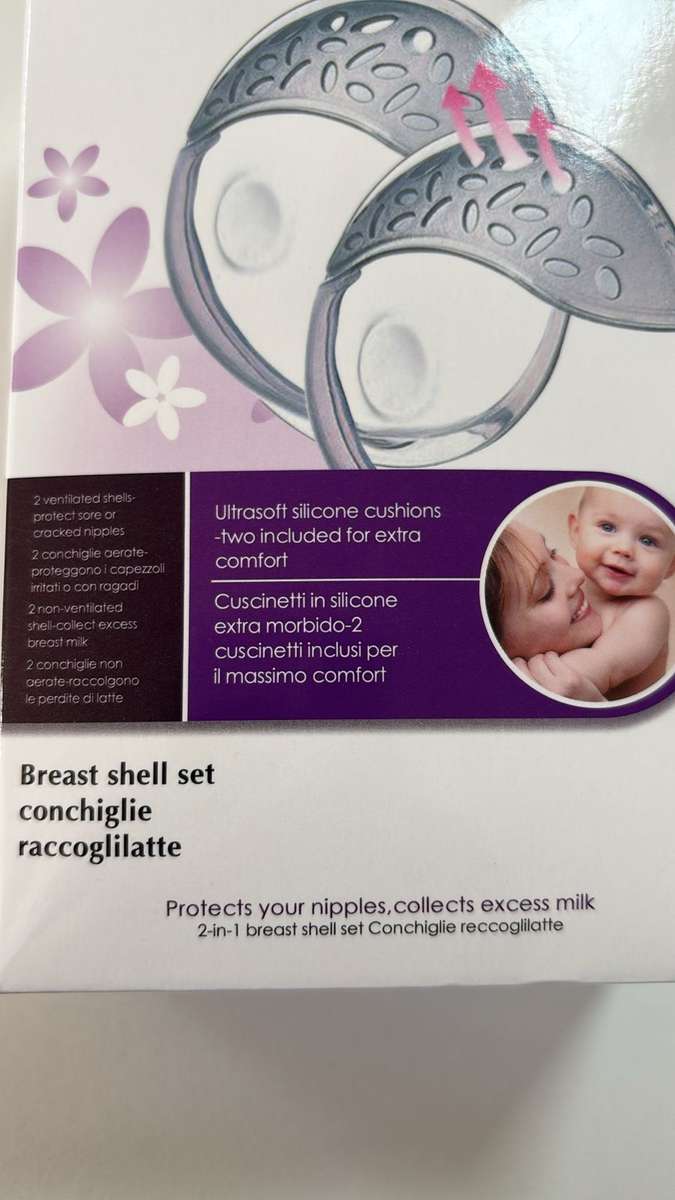 Breast Shell Set  Reusable Milk Collector & Nipple Protector Shells for Breastfeeding