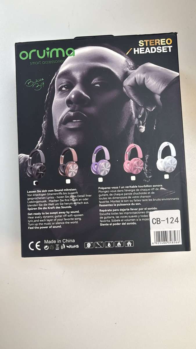 Wireless Bluetooth Noise Cancelling Over-Ear Headphones - Black - Fair Condition