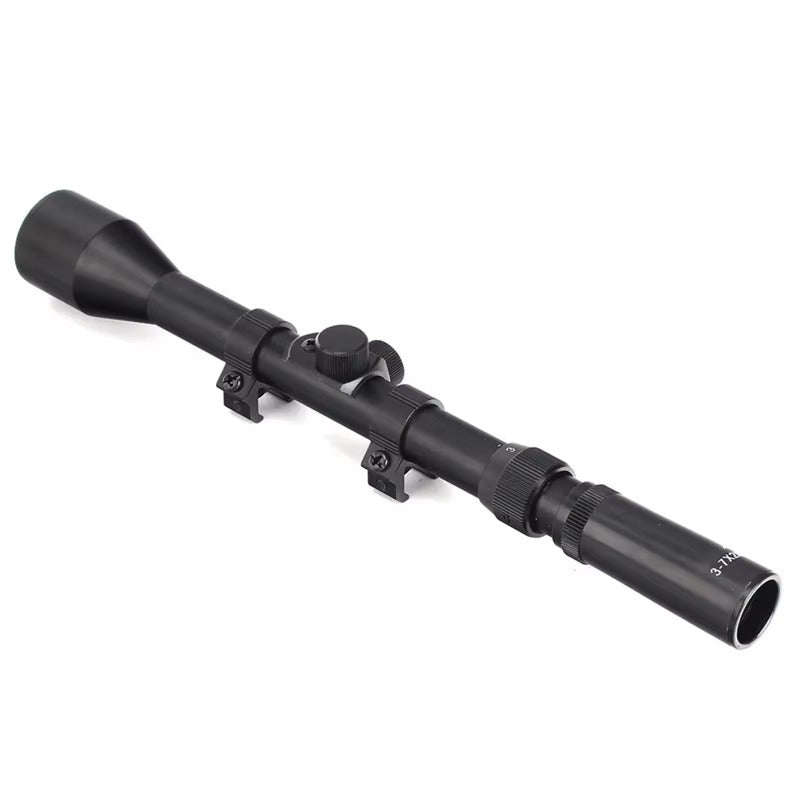 Rifle Scope 4x20 Fixed Magnification  Lightweight Airgun Scope with Dovetail Mount and Coated ...