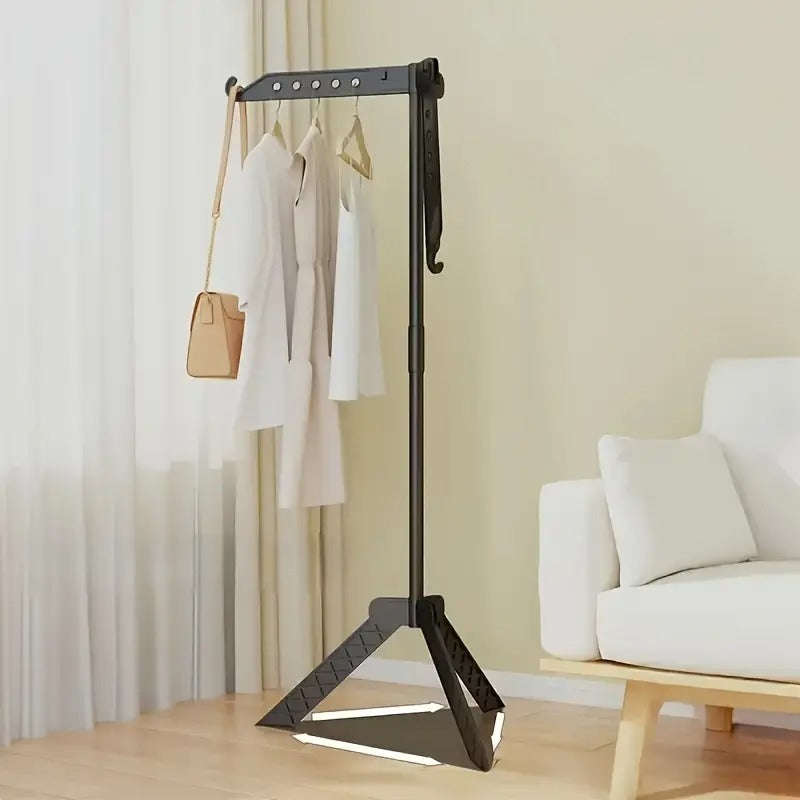 Freestanding Clothes Drying Rack 136.5cm  Foldable Laundry Stand with 360° Rotating Arms  ...