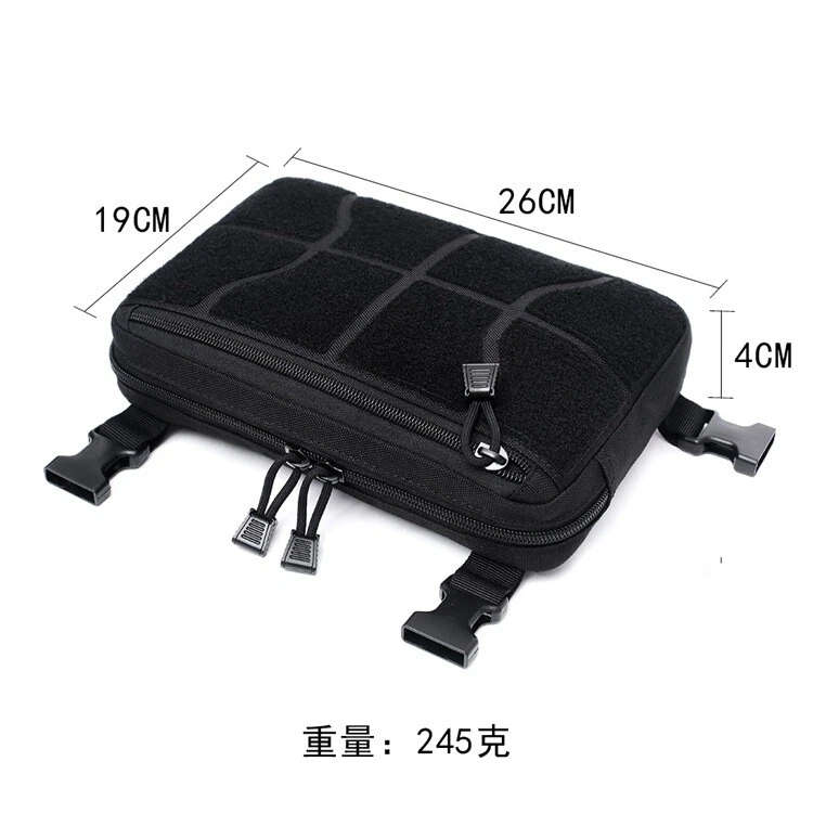 Tactical Chest Rig Bag 26×19×4cm | 1000DNylon MultiPocket Adjustable Shoulder/Waist Pa...