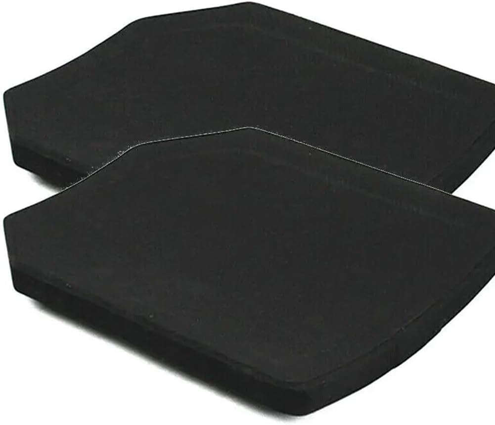 Body Armor Insert Plate 250×300mm Pair  NIJ IIIA  PE + Aluminum Oxide  Curved Protectio...