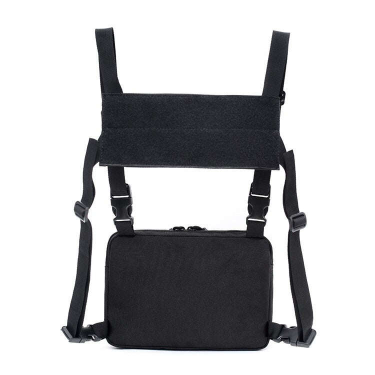 Tactical Chest Rig Bag 26×19×4cm | 1000DNylon MultiPocket Adjustable Shoulder/Waist Pa...