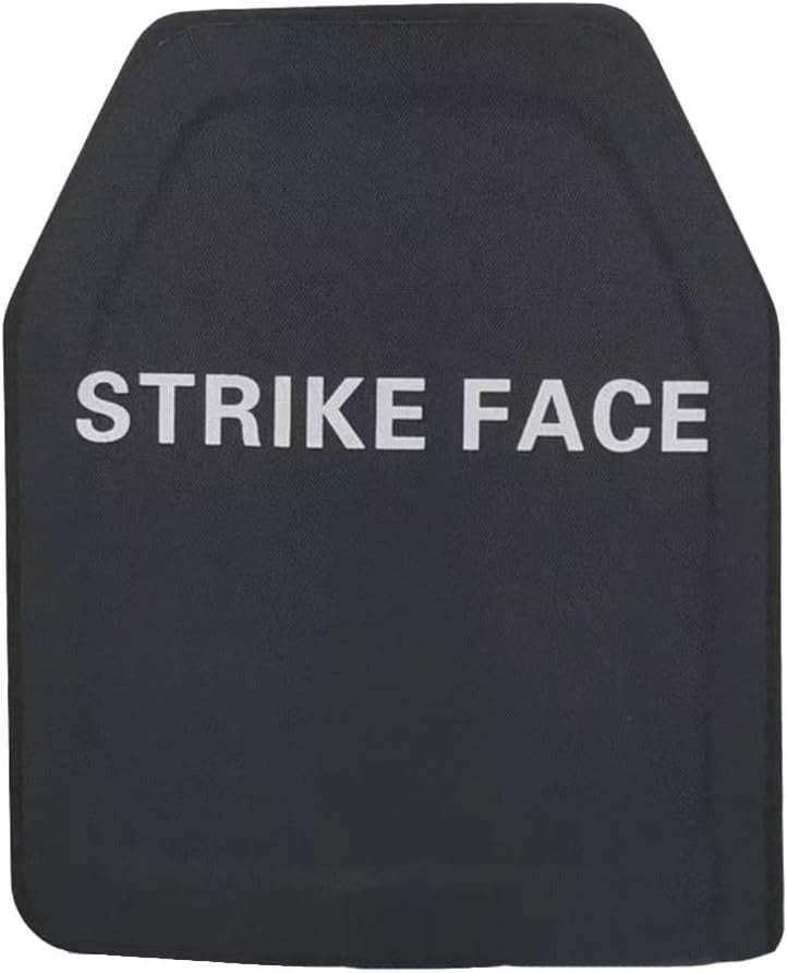 Body Armor Insert Plate 250×300mm Pair  NIJ IIIA  PE + Aluminum Oxide  Curved Protectio...