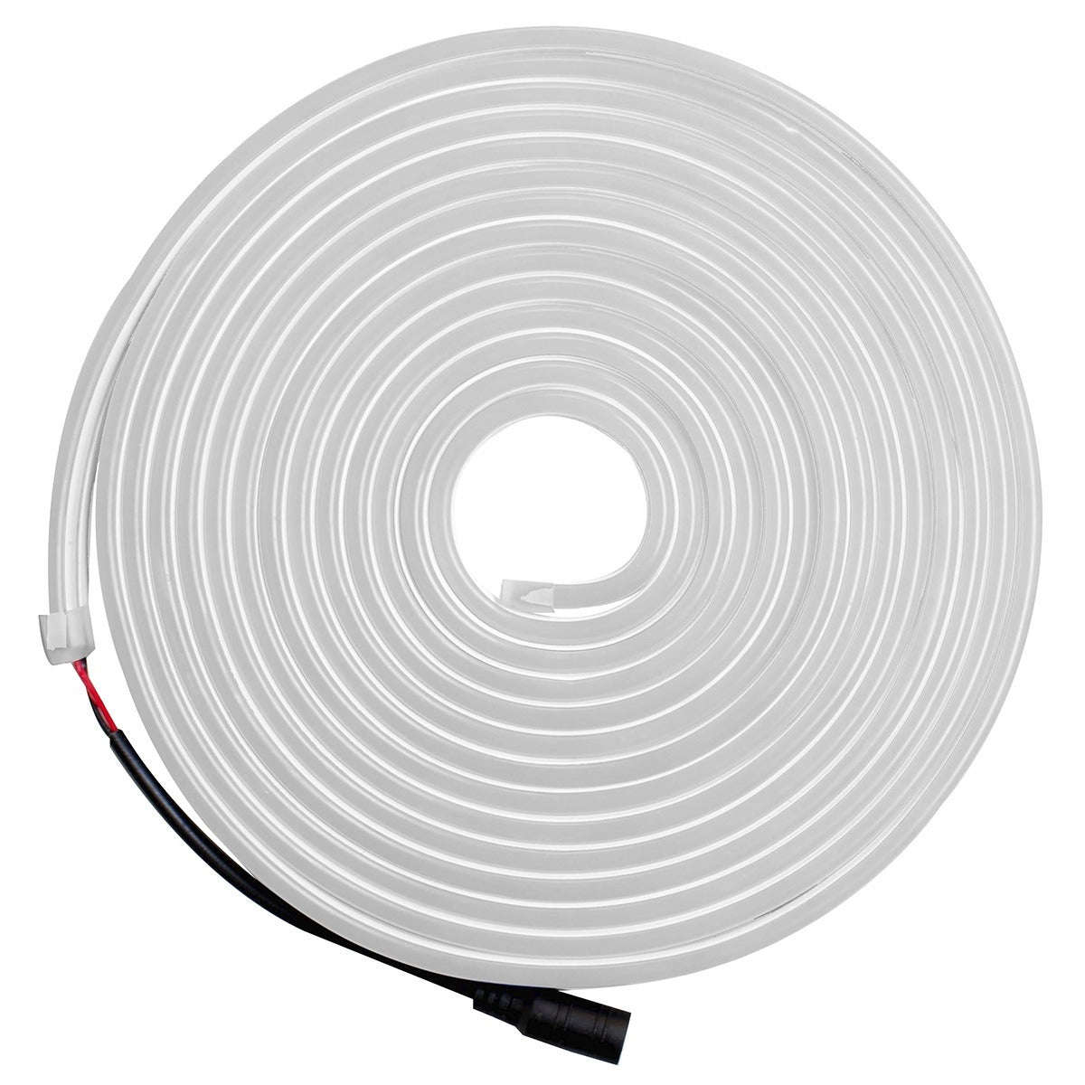 5 m Neon Flexible LED Strip Light,White Silicone Rope Light, 5 V USB RGB Decorative Accent
