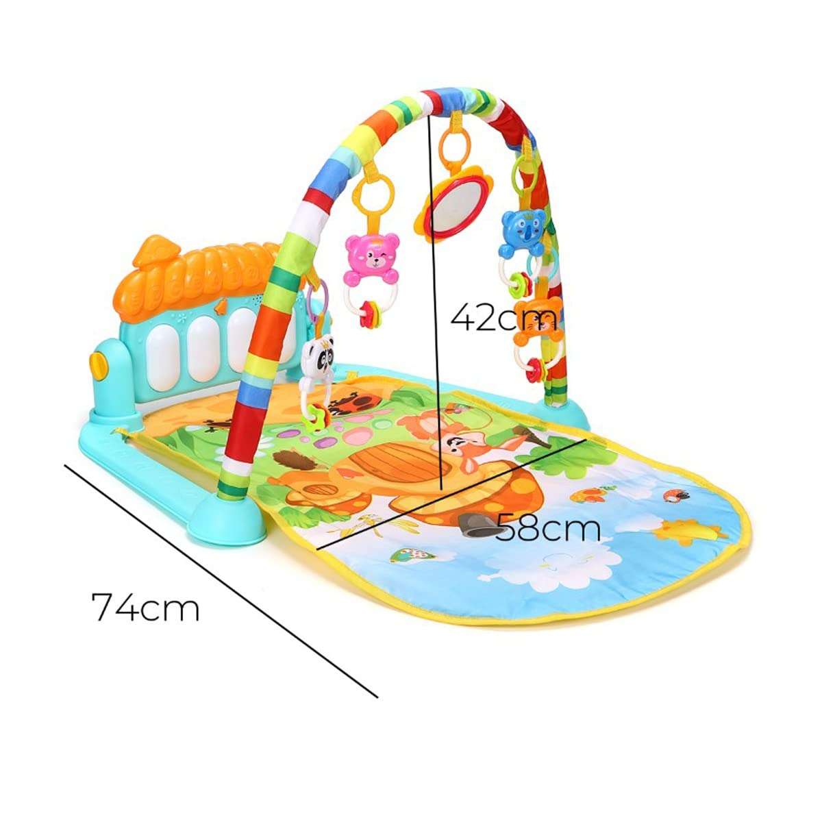 Piano Fitness Rack Baby Play Mat  Multi-Function