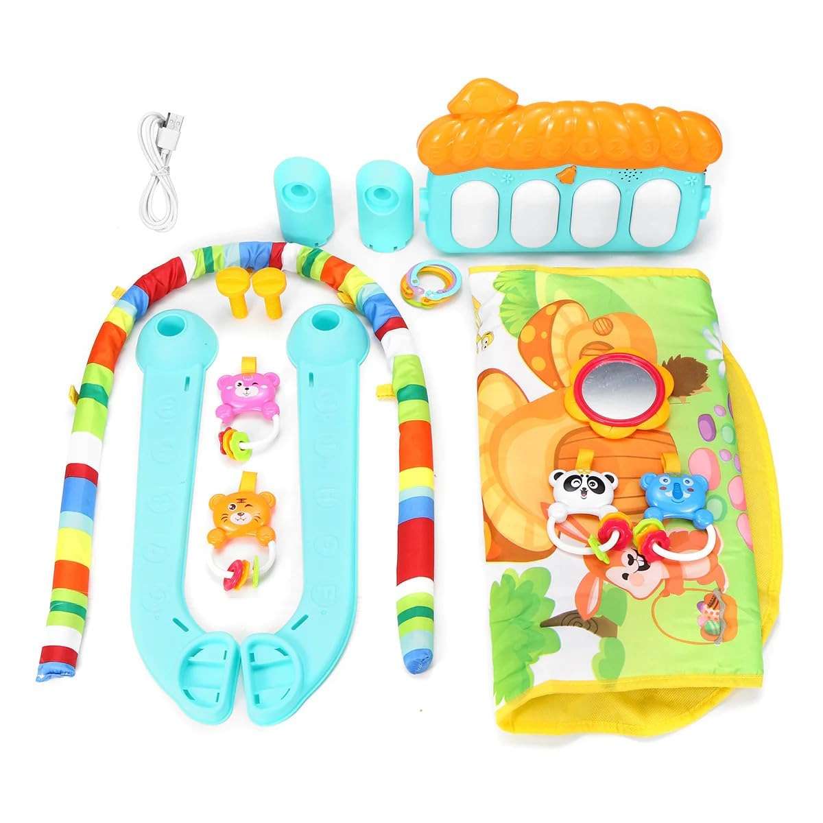 Piano Fitness Rack Baby Play Mat  Multi-Function