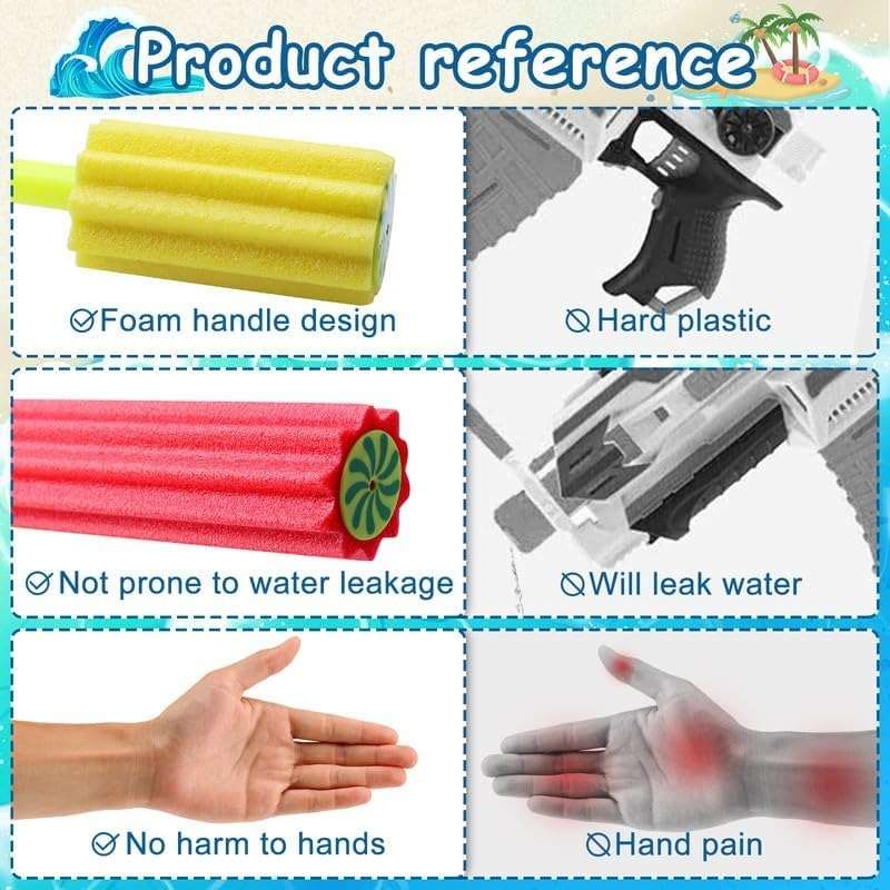 Foam Water Gun   35.5cm Foam Sprayers for Kids  MultiColour Summer Beach & Pool Toy b...