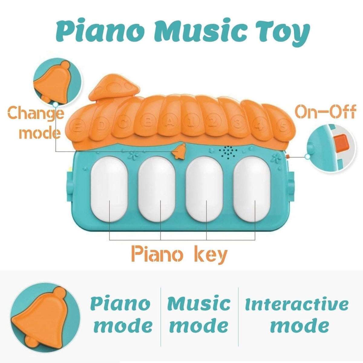 Piano Fitness Rack Baby Play Mat  Multi-Function