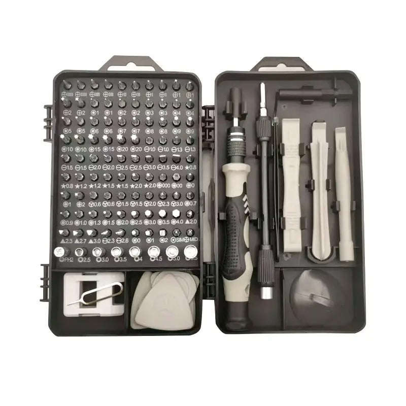 115-in-1 Precision Screwdriver Set  Multi-Bit Magnetic Repair Kit with Tweezers, Crowbars & Ca...