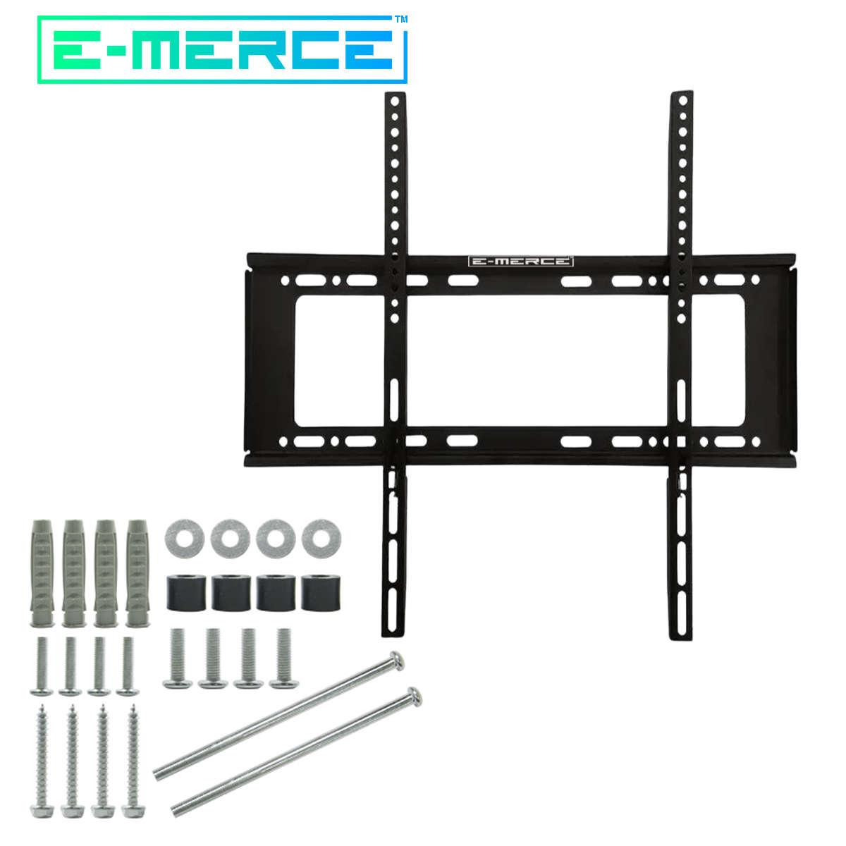 40"- 80" E-Merce Fixed Wall Mount TV Bracket Vesa Compatible