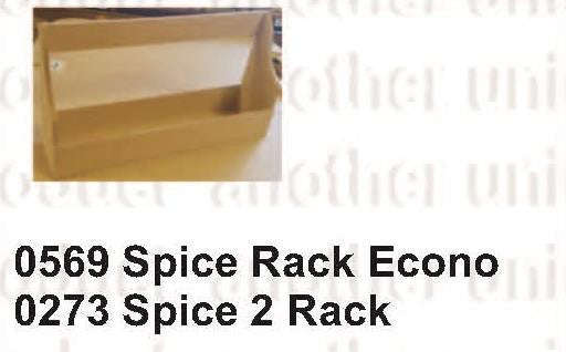 Spice Rack - Economy 340x75x170(ALL SIZES IN MILLIMETERS)