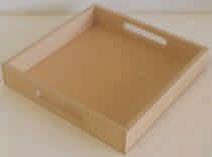 Tray Single 182x182 - Serviette(ALL SIZES IN MILLIMETERS)