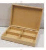 Card Box 4-Div Hinged 210x160x45