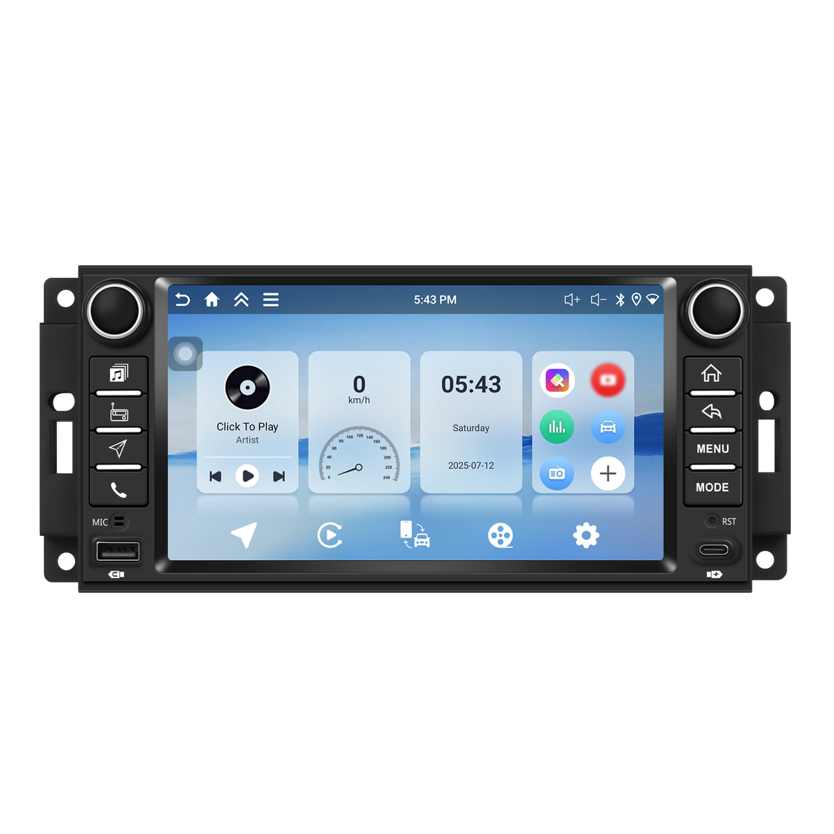 JEEP Wrangler (20092018) OEM Look | 9" Android Touch Screen Radio | Wireless CarPlay & Android...